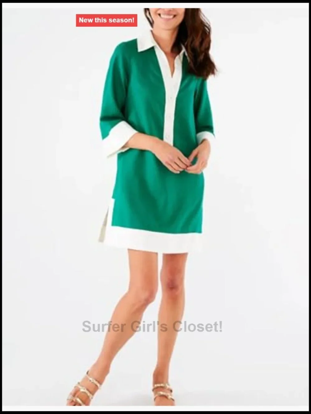Swimsuit Coverup Dress with Pockets V Neck Mini Linen Beach Dress